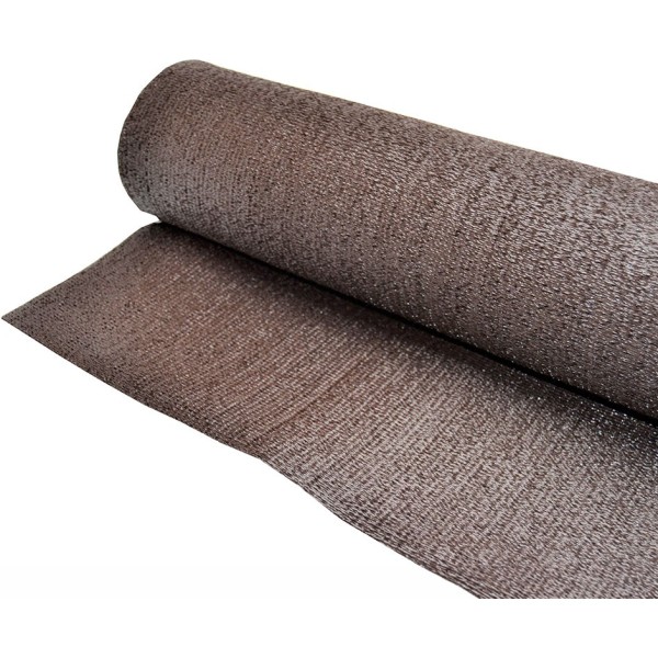 Malla de ocultación y sombreo premium 230 g/m². marrón, 4 x 4 m